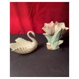 Lenox Swan and McCoy Vase Lenox Swan and McCoy Vase