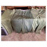 Lot of Vintage Gas Station Uniform Slacks/Pants Lot of Vintage Gas Station Uniform Slacks/Pants