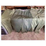 Lot of Vintage Gas Station Uniform Slacks/Pants