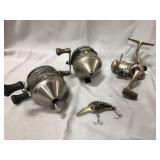 Fishing incl Zebco, Shakespeare & lure