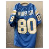SIGNED! Kellen Winslow Sr. #80, San Diego