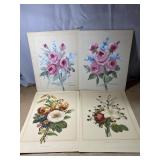 2 Handpainted Bouquets, 2 Copies Bouquets