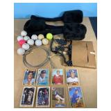 Golf, trading cards, bicycle! All in 1