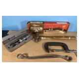 Gun cleaning kit, vice, tools and more