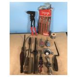 Tools-clamps, files, wire, more