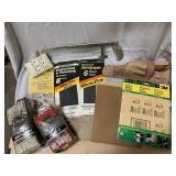 Sandpaper, wool pads & more