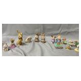 2 & 3" tiny Easter figurines
