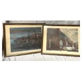 RARE! Vintage St Louis Sites framed prints-12 x 16