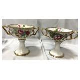 Rare vintage Japan pedestal cups