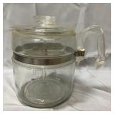 Vintage Pyrex Flameware Percolator C-25 7759C