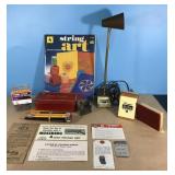 Tensor Lamp, Sting Art Book, 2x 6.5"  Brother Tin