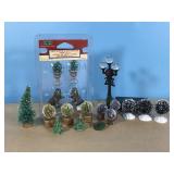Christmas village pieces-Lemax & more-some NEW