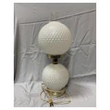 RARE vintage double round hobnail milk glass Gone