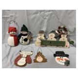 Super cute Christmas winter snowman lot!
