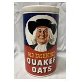 Vintage Quaker Oats ceramic cookie jar-10"-has