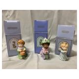 3" tall Avon heavenly blessings nativity pieces