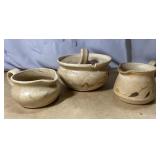 Vintage Handmade Pottery pieces