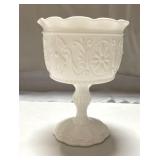 Vintage milk glass planter-candy dish