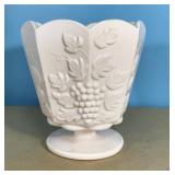 Vintage Jeanette Pink Milk Glass Napco planter-