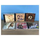 6 CDs- Lorrie Morgan, The Carpenters, Sara Evans &
