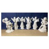 Vintage Dresden German Bisque angels & cherubs
