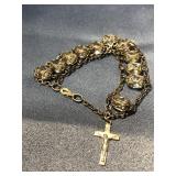 Sterling Silver cross and chain 15.04 grams