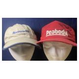 2 Vintage embroidered hats