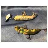 2 vintage fishing lures