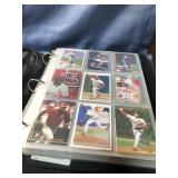 Binder of MLB Cards