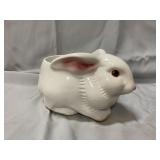 8" long x 5" tall Avon bunny planter