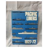 Vintage "Pacific Liners" hardback book