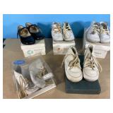Antique & vintage baby shoes w/ boxes
