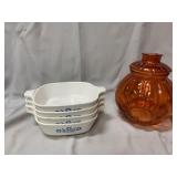 Vintage Corning Ware Blue Cornflower Petite Pans &