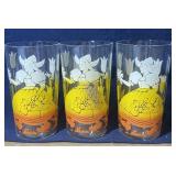 Mid Century Modern Dutch Girl juice glasses