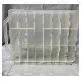 13x10 plastic divider. Both sides open up