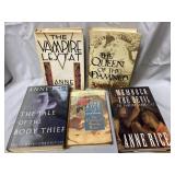 Vintage Anne Rice hardback books