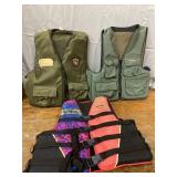 3 Stearns Life Jackets, Adult Larges