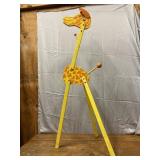 Giraffe Kids Coat Rack, missing a rung, 4 ft.