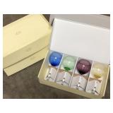 Vintage NEW Lenox Assorted Color Balloon Wine