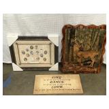 NEW Family Tree Picture Frame, 23x 19" Deer