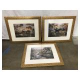 (3) 19x 23" Nicky Boehml Picture Frames