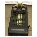 Antique Victor adding machine