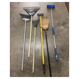 6 indoor and outdoor tools, One is a hound dog