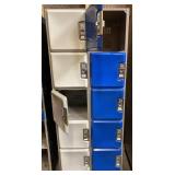 Brunswick, metal bowling lockers, Eight do not