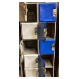 Brunswick bowling lockers, 10 individual lockers