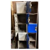 Brunswick bowling lockers, 10 individual, three