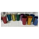 Vintage aluminum tumblers-5 3/4" ysll