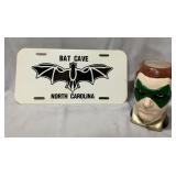 Batcave license plate and Batman Robin mug