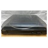 Sony automatic stereo turntable system