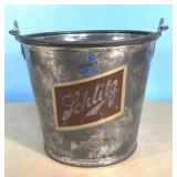 Vintage metal Schlitz Beer Bucket-6" tall